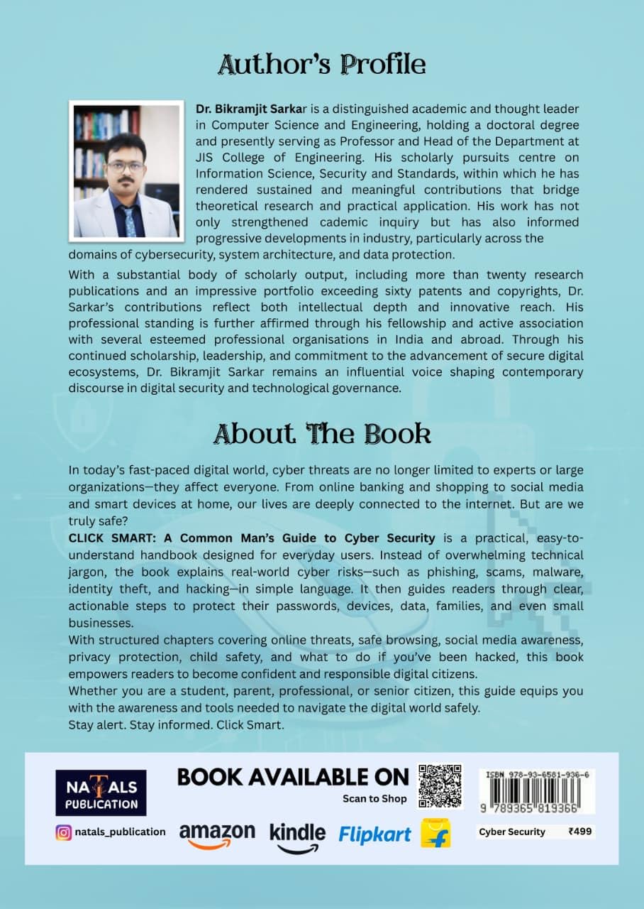 CLICK SMART: A Common Man's Guide to Cyber Security