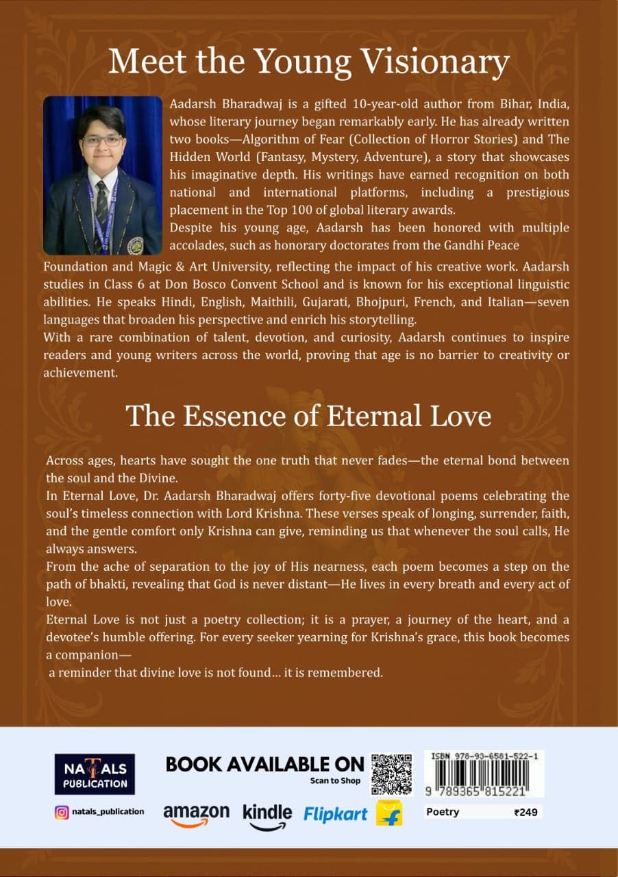 Eternal Love : A COLLECTION OF POEMS ON DIVINE LOVE