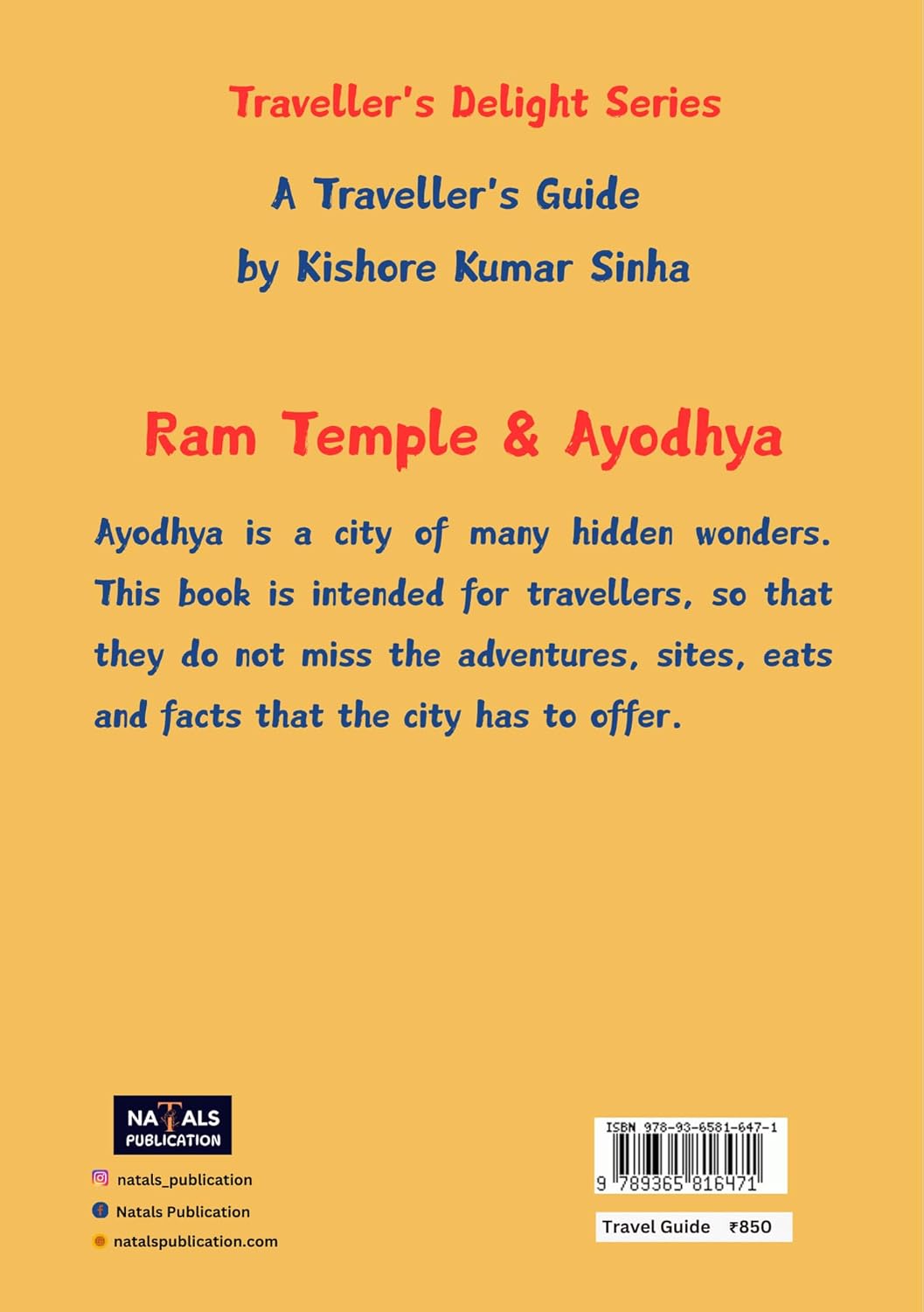 Ram Temple & Ayodhya (A Traveller's Delight)