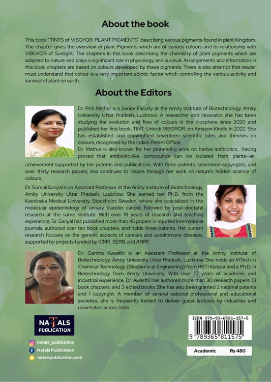 Tints of VIBGYOR: Plant Pigments (Plant Science Series)