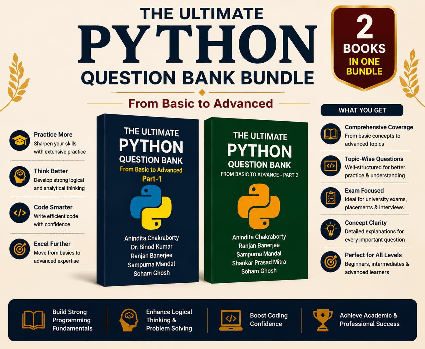 Complete Python Practice Bundle (Part 1 & Part 2)