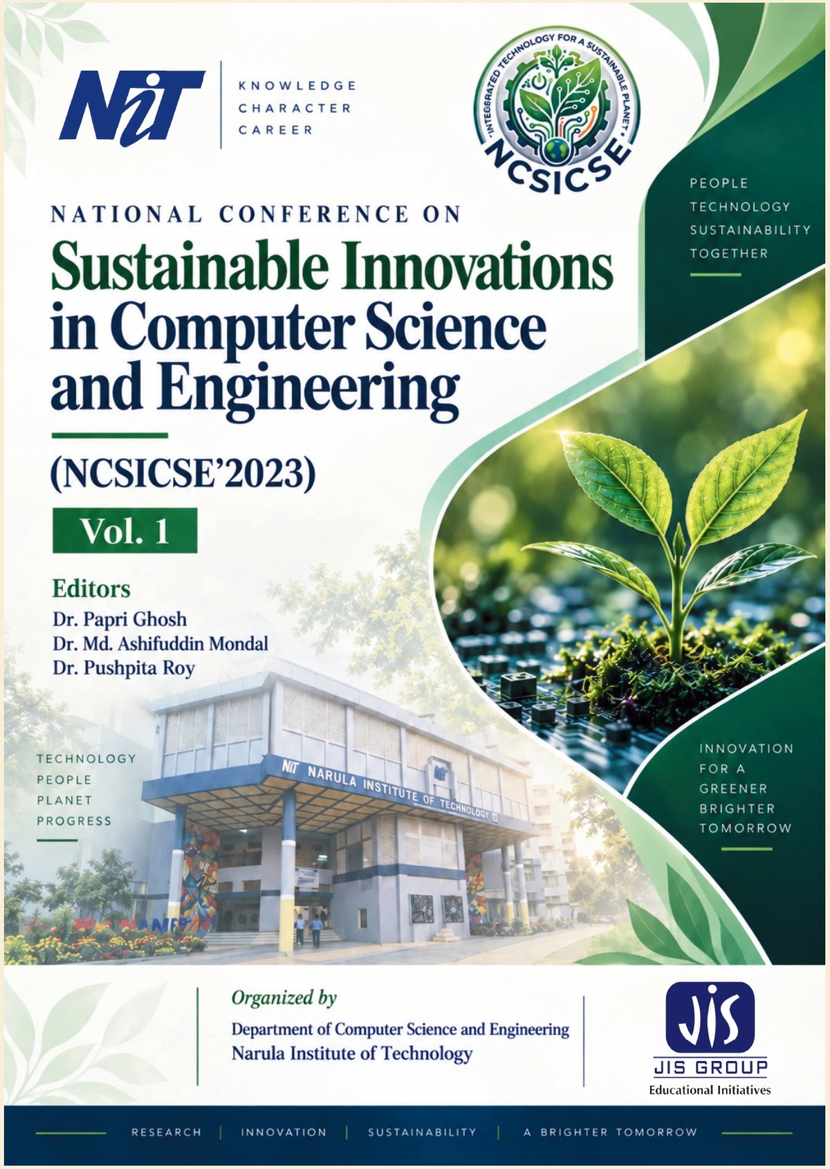 National Conference on Sustainable Innovations in Computer Science and Engineering (NCSICSE’2023), Volume 1