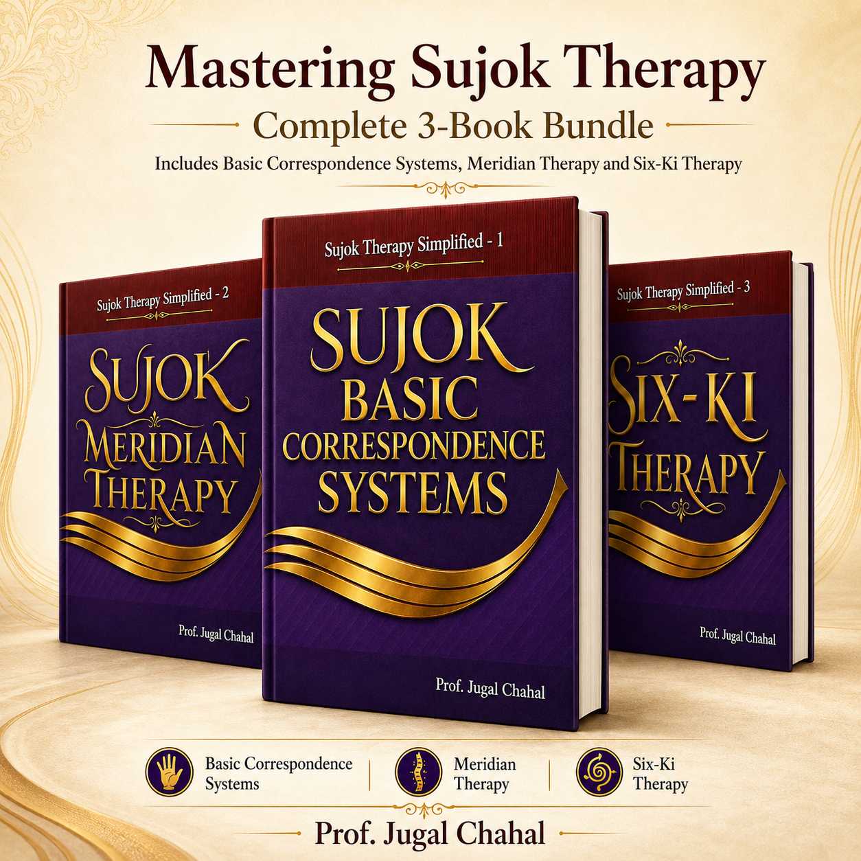 Mastering Sujok Therapy: Complete Three Book Bundle – Basic Correspondence Systems, Meridian Therapy and Six-Ki Therapy